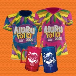 COMBO CAMISETA CANECA AIURUFOLIA 2025
